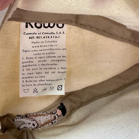 Kowu Ivory Colomian Embroidered Graphic Man Adjustable Cap - Picture 12 of 12